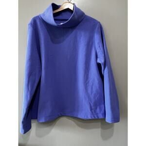 Dudley Stephens Sweater Fleece Funnel mock Neck Casual light cozy soft XXL